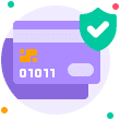 safe transaction and payment icon